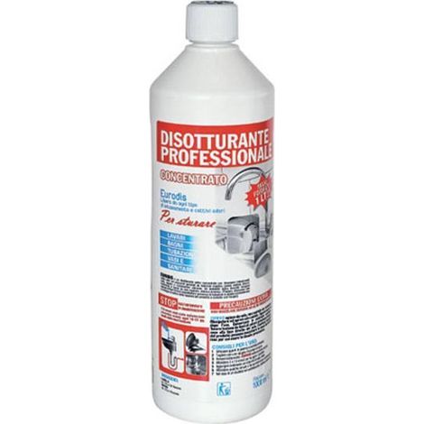 Disotturante scarichi acido solforico un 1760 1 litro eurodis euroacque eurodis0