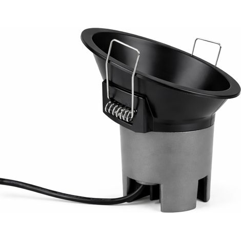 6-W-LED-Einbaustrahler, 90 lm/W, Lichtstreuung 15, Farbwiedergabeindex (CRI) 95, 2700 K, 50.000 h (1/2)