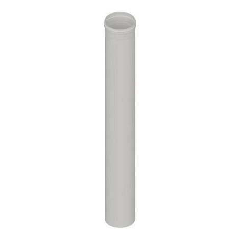ÉLÉMENT DROIT EN ACIER AISI 304L MT 0,50 POUR HOTTES Dimensions : diamètre 130 Blanc
