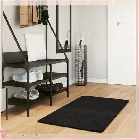 Tapis - VINGVO - HUARTE - poils courts doux - lavable 30°C - antidérapant 60x110 cm (1/5)