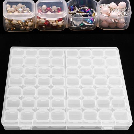 Aufbewahrungsbox für Nagellack und Accessoires mit 56 Fächern – Schreibtischbox (1/5)