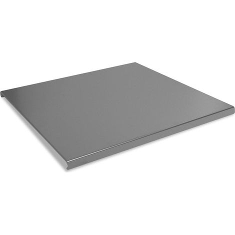 Tagliere Spianatoia per Alimenti 60x55 cm in Acciaio Inox Alimentare Lisa Luxury Plan