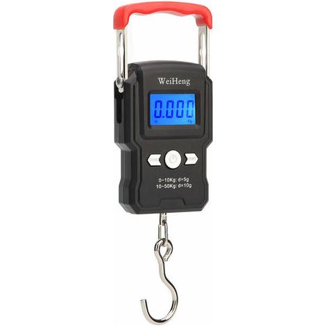 Filiyano-Balance à crochet de suspension, double précision, rétroéclairage LCD, 50 kg / 5 g (1/5)