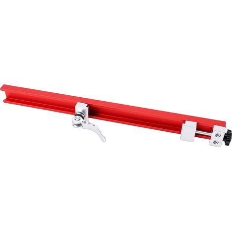 Rail de guidage réglable pour scie circulaire 360 mm en alliage d'aluminium, guide de positionnement pour base de machine de coupe, double verrouillage (1/5)