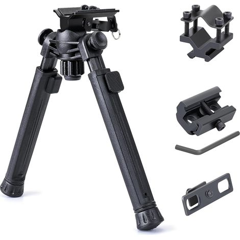 Bipied pour fixation de sangles avec 3 adaptateurs (1/5)