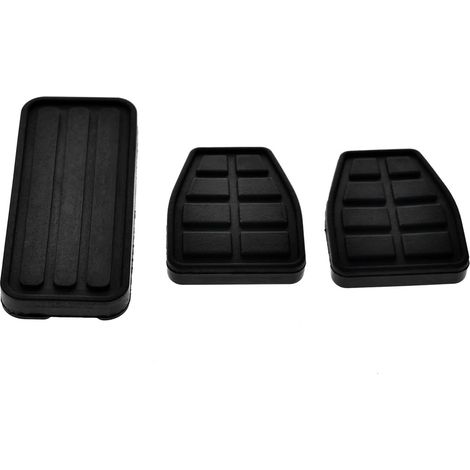 Lntyq Kit 3 Pièces de Pédales en Caoutchouc pour Volkswagen T4 (1990-2003) - Embrayage/Frein/Accélérateur - Revêtement Anti-Dérapant Noir - Résistant à l'Usure - Montage Direct (1/5)
