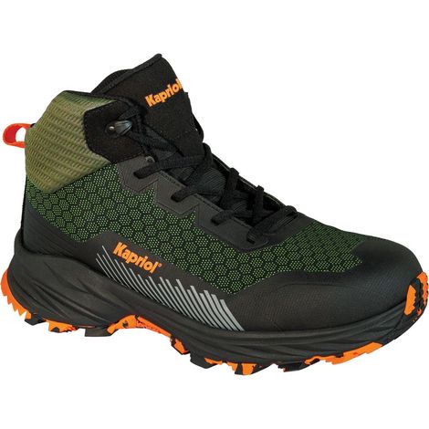 Scarpe antinfortunistiche alte Kapriol Dune Rock Green S3S FO SR HRO - 43 - Schwarz / Grün (1/2)