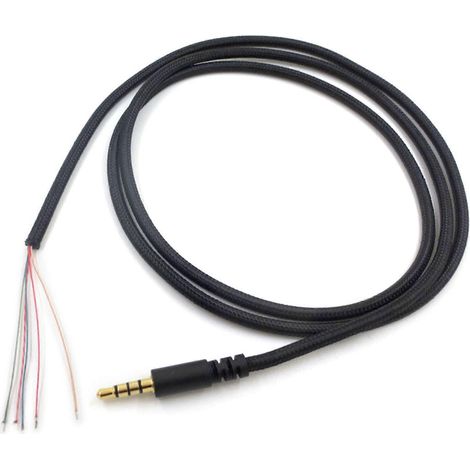 Câble Auxiliaire Stéréo pour Réparation et Remplacement Casque Hyper X Cloud II Core Pro (1/5)