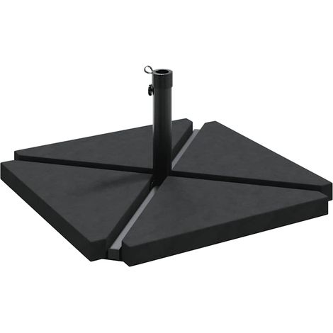 Maison Exclusive - Set Base per Ombrellone da Giardino 5 pz in Granito e Acciaio