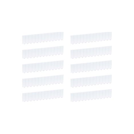 Legrand - Lot de 10 Obturateurs 13 modules - Blanc RAL 9003 - Ru00e9f. : 001662x10 (1/4)