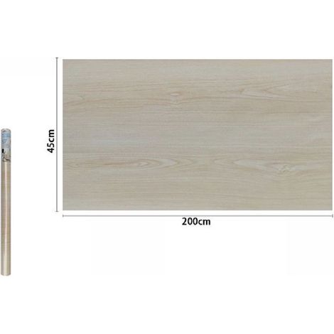 TrAdE Shop Traesio - Rotolo Pellicola Adesiva Parete Effetto Legno Chiaro 45cmx2 Mt Mobili Casa 71236 -