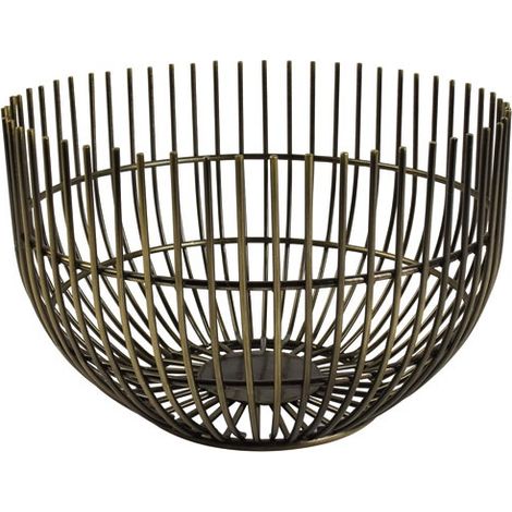 Metallkorb 15 cm Vintage Gold - Iris - Sp Collection