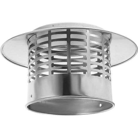 Chapeau de cheminée, protection anti-pluie pour conduit de ventilation et conduit de cheminée (1/5)