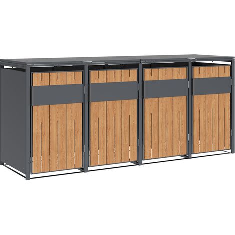 Westmann Varius 4  Boîte à ordures en métal 4  4x240 L  Aspect