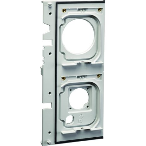 Witty pièce détachée - support de prise M3M2 gris pour borne witty XEV1Kxx - HAGER XEVS111