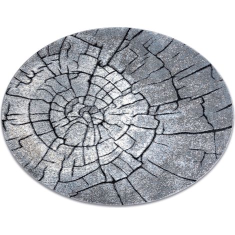 Alfombra con refuerzo de goma RUMBA 1963 un solo color crema beige 200x350 cm (1/5)