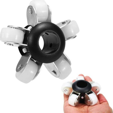 Roues de guidage 90mm pour caméra d'inspection – Acier inoxydable – Protection maximale pour tuyaux de 23mm et plus – Durable et robuste (1/5)