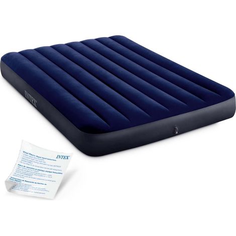 Aufblasbare matratze 191x137x25 cm doppelt intex 64758