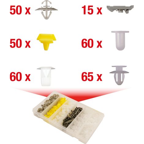 KS Tools Befestigungs-Clip-Satz für Renault, 300-tlg