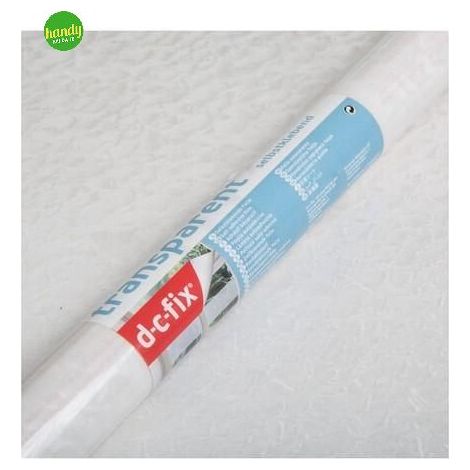 PLASTICA ADESIVA VETROFANIA TRASPARENTE GOFFRATA DC FIX 45X200 (1/5)