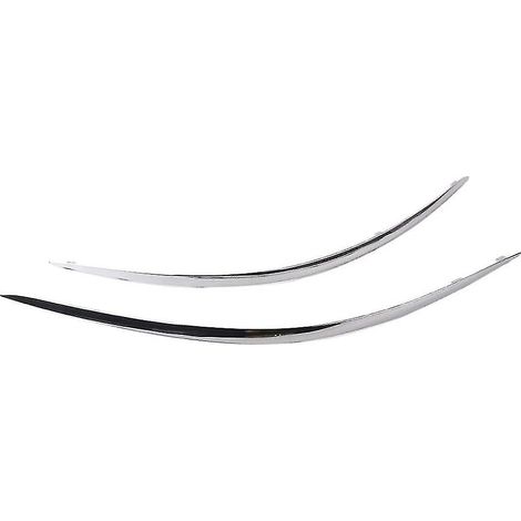 Juego de molduras para el parachoques delantero, compatibles con Mercedes W211 E320 E350 E550 E63. Reemplazo directo que restaura la apariencia original. (1/5)