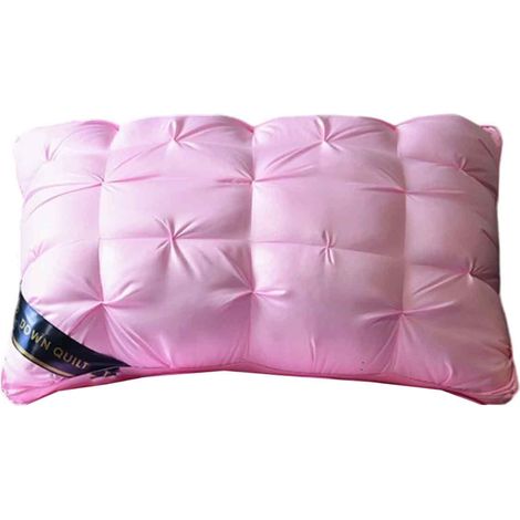 Hôtel cinq étoiles avec oreiller cervical lavable en plumes et velours, oreiller domestique simple indéformable (1/5)