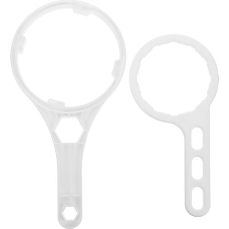 10" Clé à Filtre à Eau: Clé Filtre Eau Plastique pour Desserrer ou Serrer Les Coupelles,Blanc (1/5)