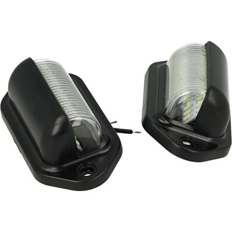 Kit Luci Targa Led Universale 12V 2W Lampada Ingombro Luci Targa Per Moto Auto Rimorchio Furgone Barca Omologato CE E8 (1/3)