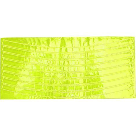Autocollants Réfléchissants pour Jantes de Vélo - Sécurité et Décoration pour Cyclisme Nocturne - Jaune (1/5)