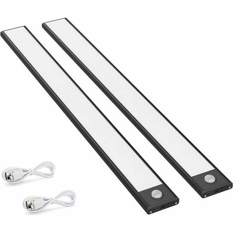 Eclairage d'appoint, éclairage à piles , Lot de 2 lampes d'armoire à détecteur de mouvement à LED, 150LM, lampes de cuisine (1/4)