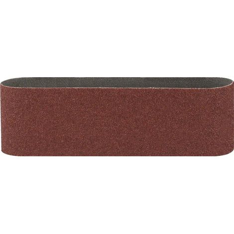 Set de 3 bandes abrasives pour Ponceuse à bande 75 x 533 mm Grain 40 (1/3)
