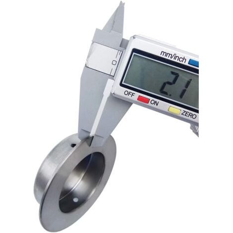 Lot de 2 Poignées Rondes Encastrables pour Porte Coulissante Acier Inoxydable Poignée Porte Coulissante Ronde Brossé Satiné -Argent (1/4)