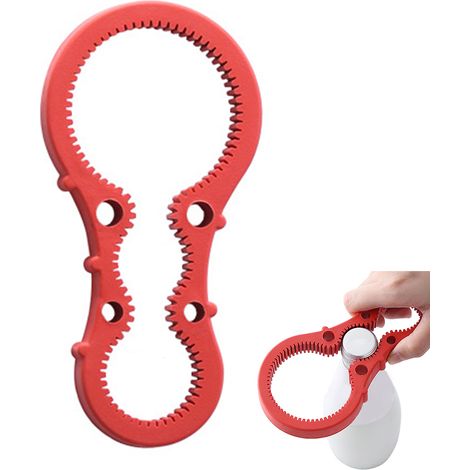 Multifunktionaler, rutschfester Deckelöffner – Griff für Deckel und Verschlüsse – Praktisches Küchenaccessoire (1/5)