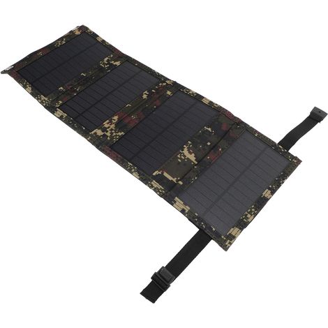 20W 5V monokristallines USB-Falt-Solarladegerät, tragbares und faltbares Solarladepanel für Outdoor-Camping (1/4)