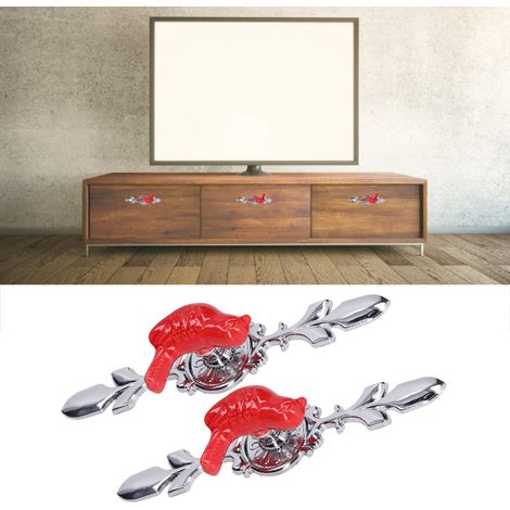 2 ensembles à vendre : meubles de cuisine de style minimaliste moderne européen, tiroirs, armoires, meubles à chaussures, poignées rondes colorées à un trou, rouge 1077D Colombe Rouge (1/5)