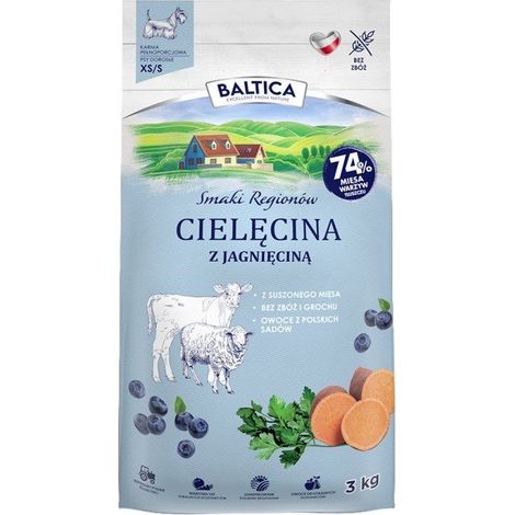 SAVEURS DES RÉGIONS BALTICA Veau à l'agneau XS / S 3 kg