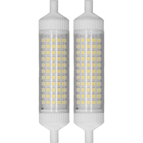 Ampoule LED R7S, 118mm, variable, 15W, 154 LED, projecteur à Double extrémité, pour éclairage publicitaire nocturne à domicile, 220V, 2 pièces (1/5)