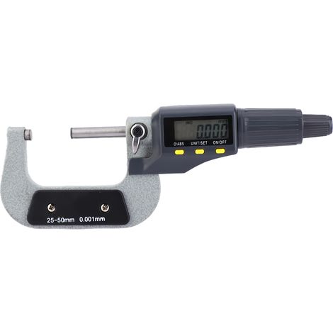 Micromètre électronique numérique 0,001 mm, micromètre d'extérieur, pied à coulisse 25-50 mm (1/5)