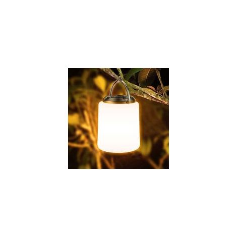 Lanterne Camping Rechargeable, Lampe Camping LED Rechargeable-Lumière Blanche Chaude 3000K, Luminosité Réglable 3 Modes, 10H+Autonomie, Portable & Étanche Lampe Tente (1/4)
