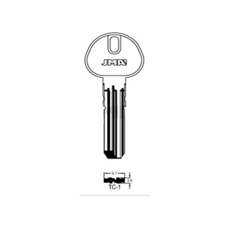 (10 u.) LLAVE EN BRUTO LATON SEGUR