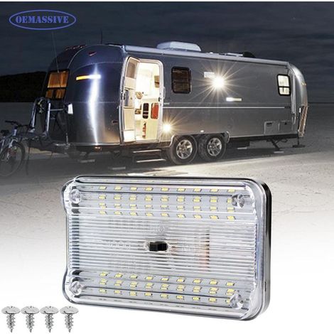 Lampe de lecture de toit 36 SMD, lampe de lecture intérieure de porte, plafonnier, LED blanche universelle pour voiture, remorque, caravane, véhicule à moteur (1/5)