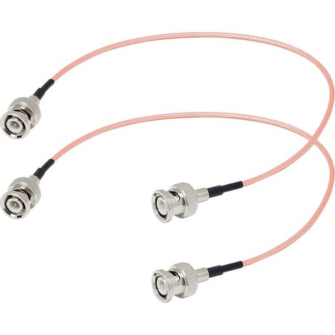 Câble BNC Mâle vers BNC Mâle 30cm RG316 Câble coaxial HF Pigtail Jumper 50 ohms HD-SDI pour CCTV Antennes HF, radioamateur, talkie-walkie (1/5)