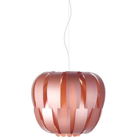 Sospensione Da Esterno Moderna Queen Polilux ® Pink Metal 1 Luce E27 D40Cm (1/2)