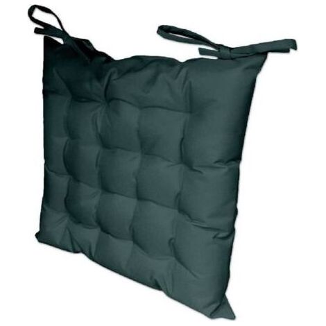 Gestepptes Kissen - Modell - 40x40 cm - Blau - Wasserabweisender Stoff (1/3)