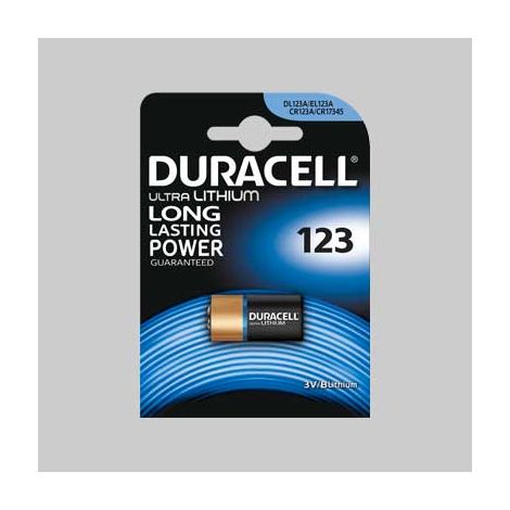 PILA PER FOTOCAMERA '123' Blister 1 Pezzo - 10 pezzi- DURACELL