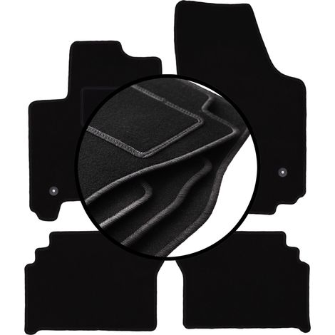 Komplettset Veloursmatten für: Opel Meriva A Minivan (2002-2010)