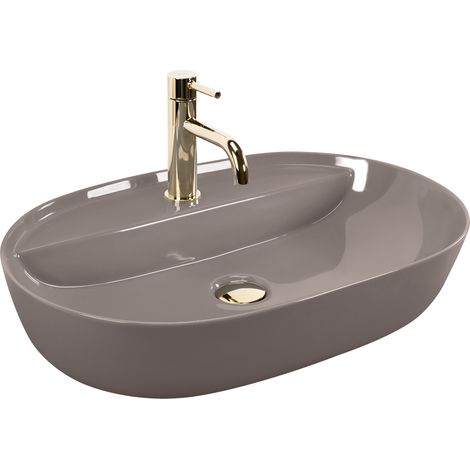 Vasque à poser REA Aura 61 Beige Shiny