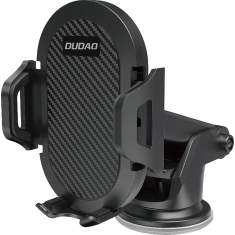 Soporte telescópico de gravedad Dudao para parabrisas o salpicadero, color negro (nuevo F2S negro) (1/4)
