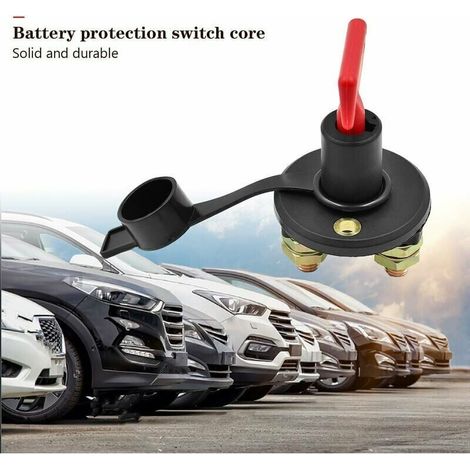 Interruttore di disconnessione batteria auto 12/24V, interruttore di isolamento di emergenza 500A per auto, barche e camion (1/3)