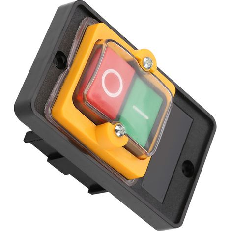 Interrupteur à bouton-poussoir marche/arrêt 10A 220V/380V, étanche, pour extérieur (1/5)